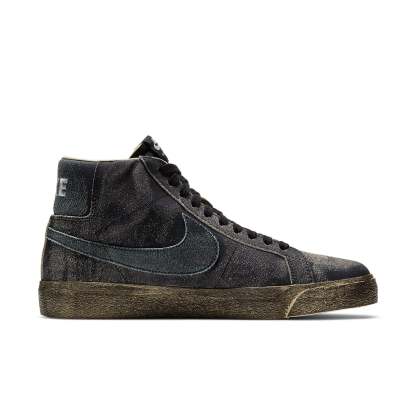 niqdfke Zoom Blazer Mid Premium SB 'Faded Noir' DA1839-001