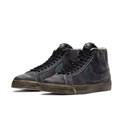 niqdfke Zoom Blazer Mid Premium SB 'Faded Noir' DA1839-001