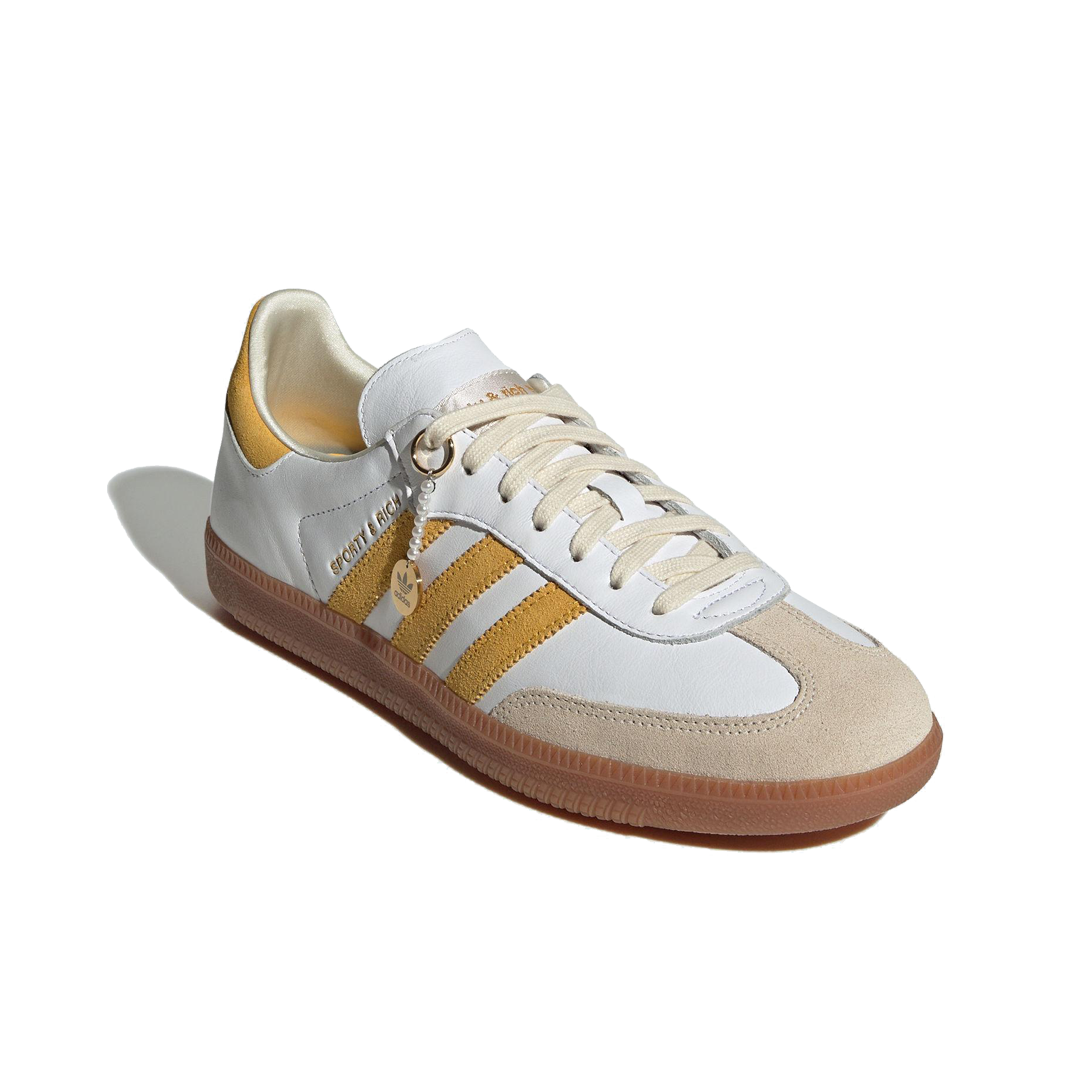 Aqdfdidas x Sporty & Rich Samba OG 'White Bold Gold' IF5661