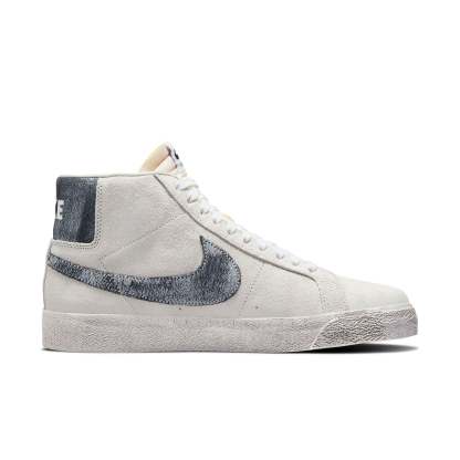 niqdfke Zoom Blazer Mid Premium SB 'Faded Pack - Gris Fog Black' DA1839-002