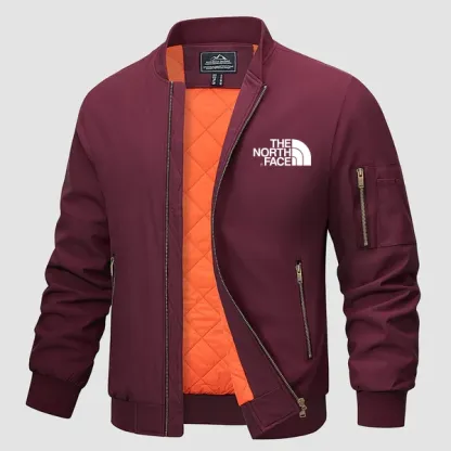 TNF®-Men's Bomber Jacket - Casual Spring Zip-Up Windbreaker with Pockets