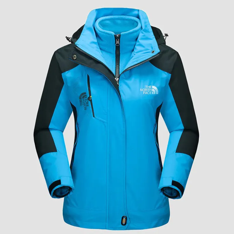 The Noqdfrth Face-Veste de ski d'hiver 3 en 1 pour femme