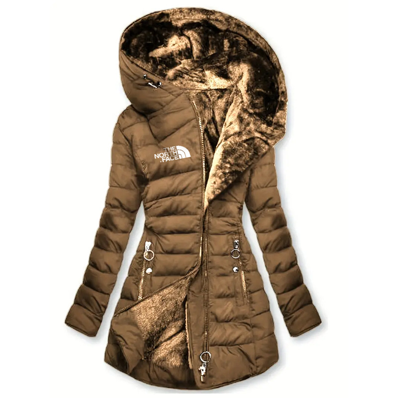 The Noqdfrth Face-Manteau chaud à manches longues pour femme pour l'hiver