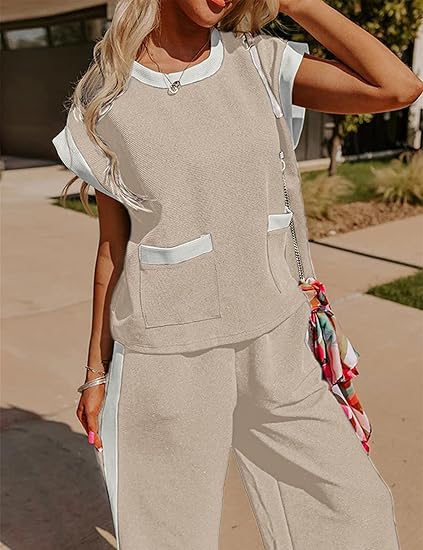 Women's summer casual two-piece suit sportswear