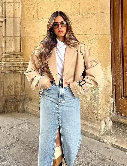 Women's cropped jacket