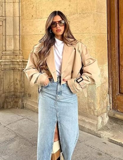 Women's cropped jacket