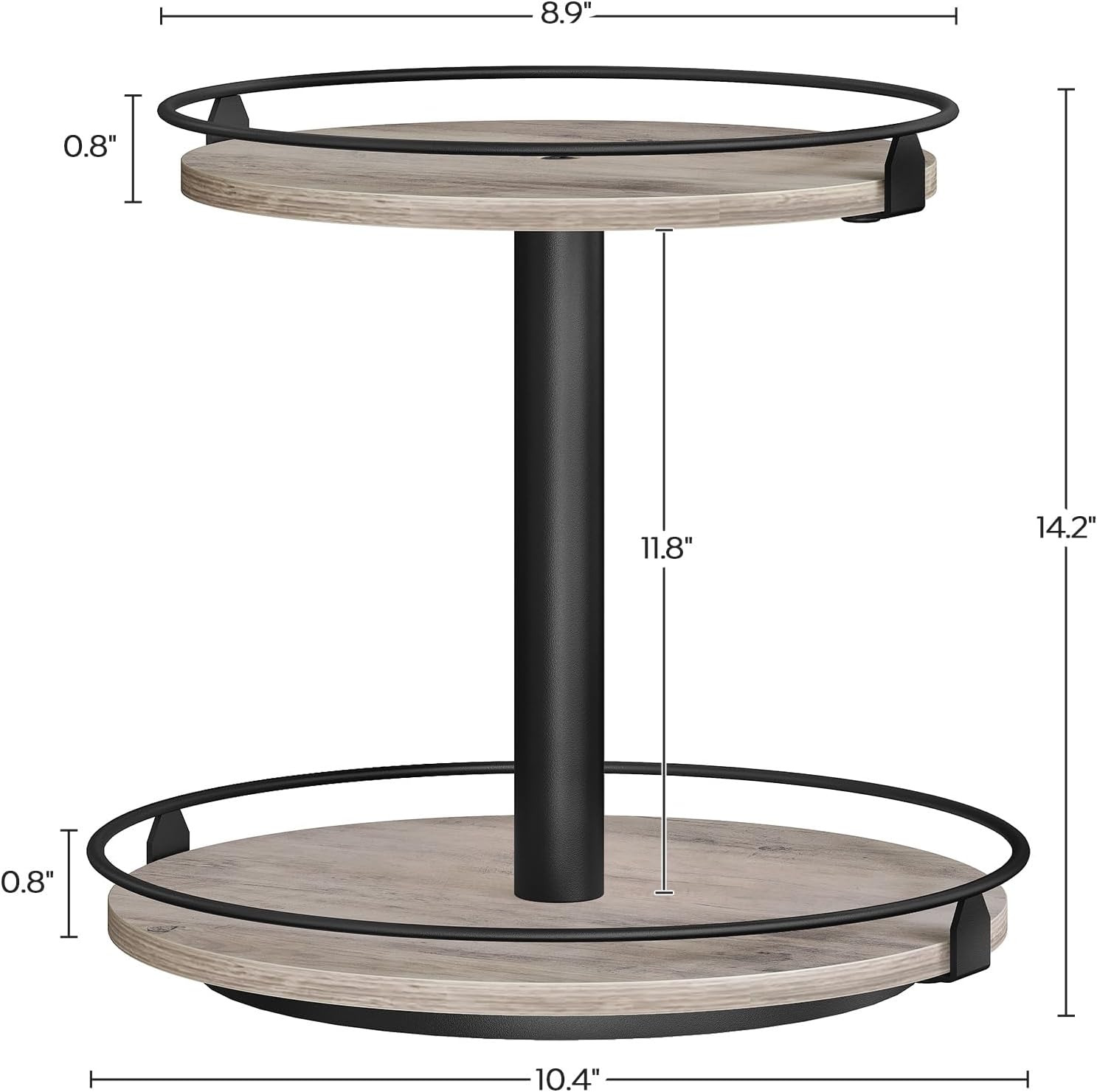 2-Tier Rotating Lazy  Spice Rack