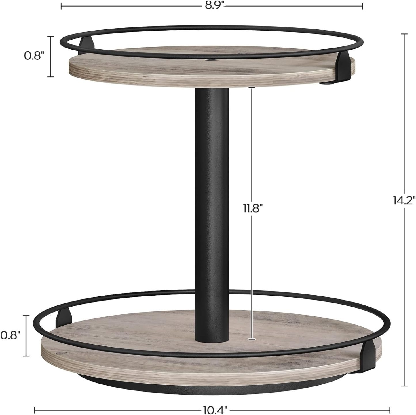 2-Tier Rotating Lazy  Spice Rack