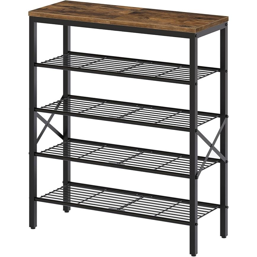 5-layer metal storage shoe rack