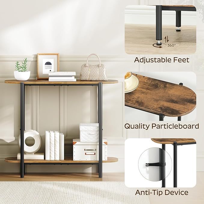 Double-chamber narrow display control table