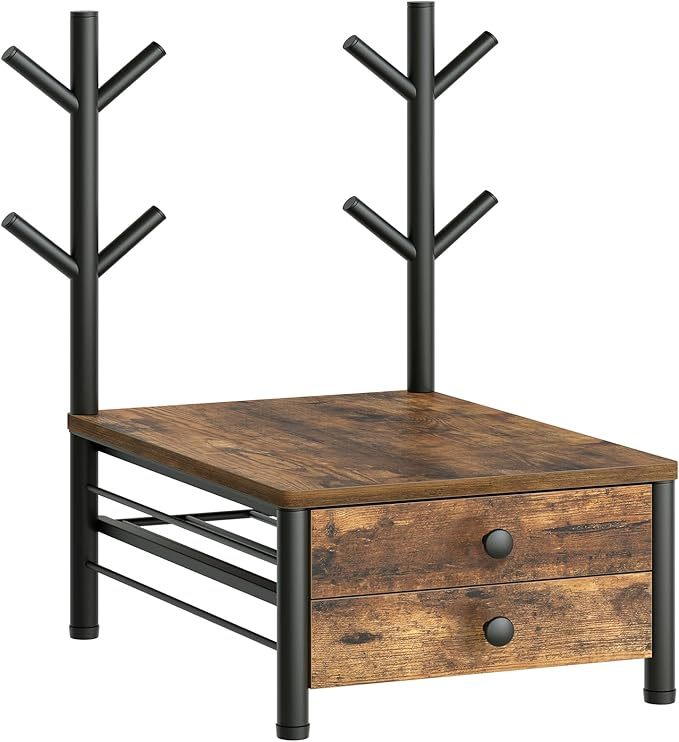 Double-layer storage Mug Holder Rack