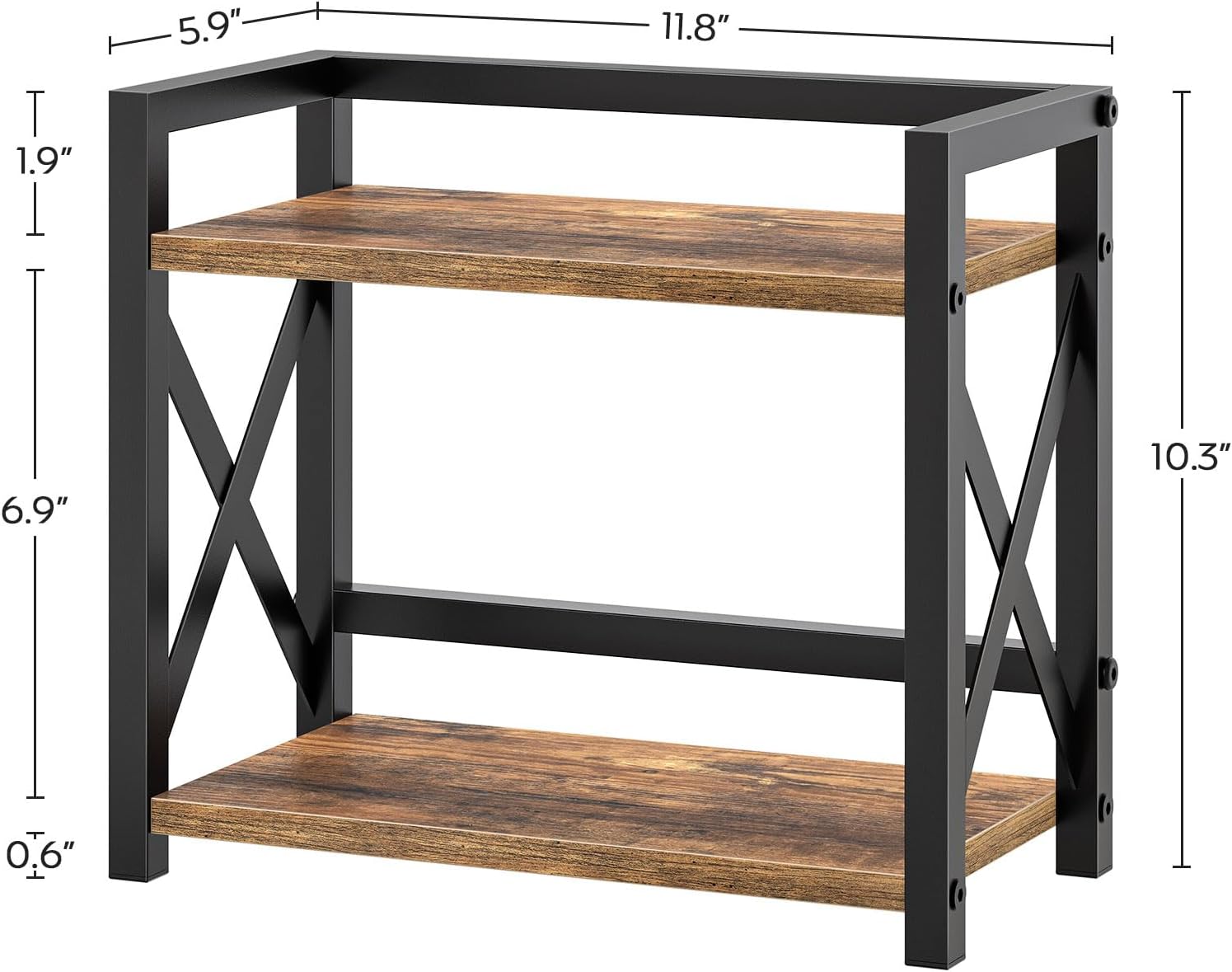 Double-layer counter spice rack