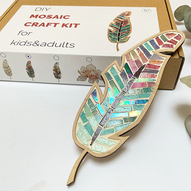 DIY Mosaic Feather Kit