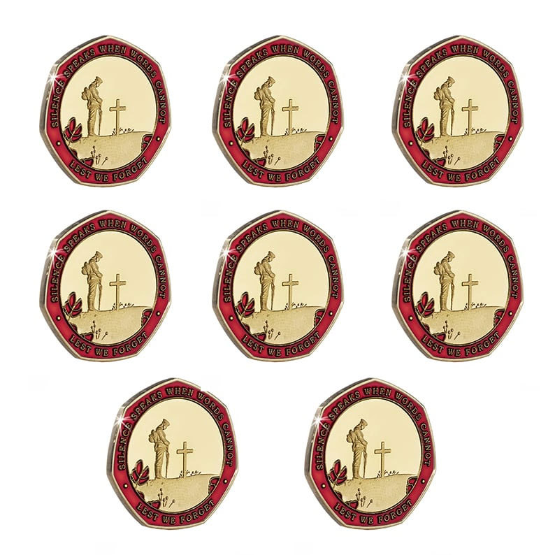 Armistice/Remembrance Commemorative with Embroidered Poppy