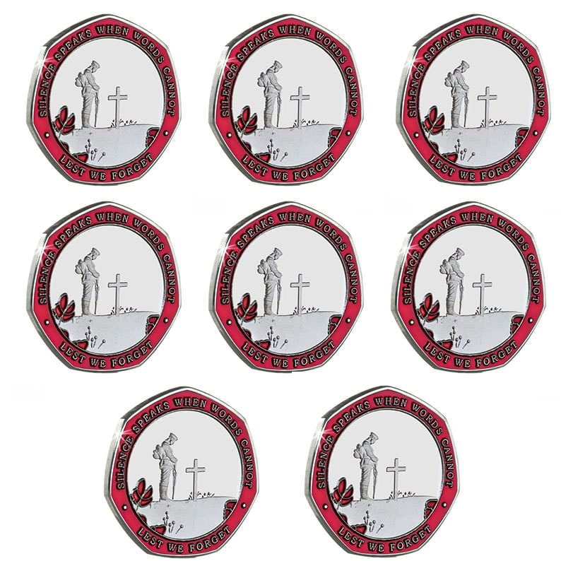 Armistice/Remembrance Commemorative with Embroidered Poppy