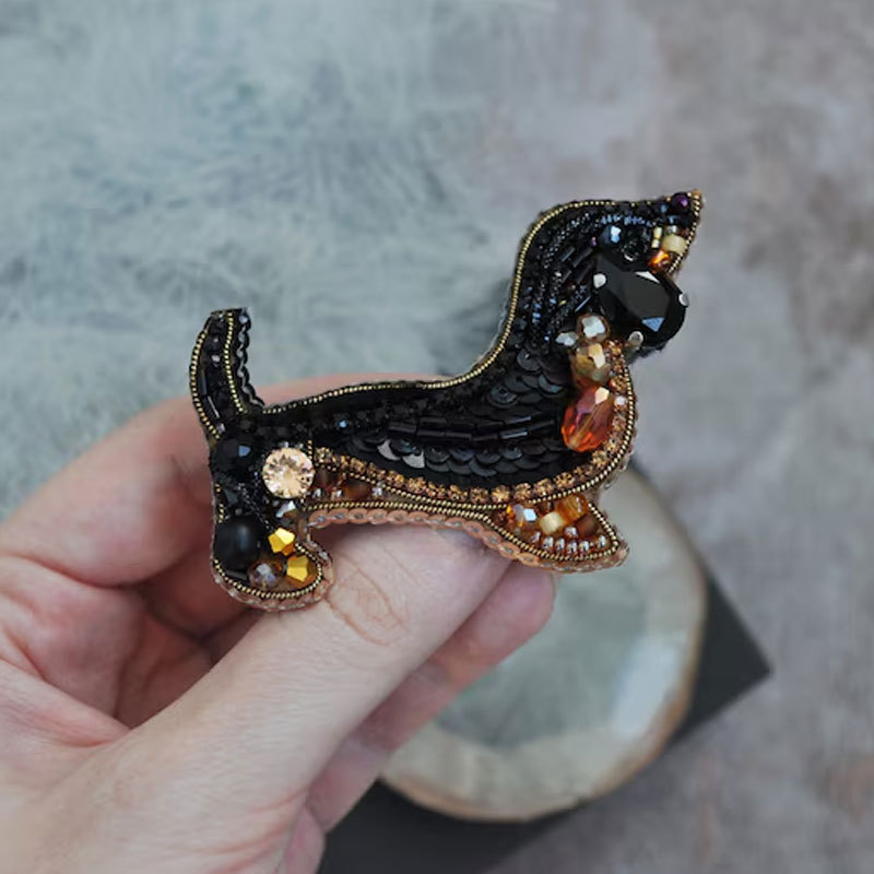 DIY Beaded Brooch Kit