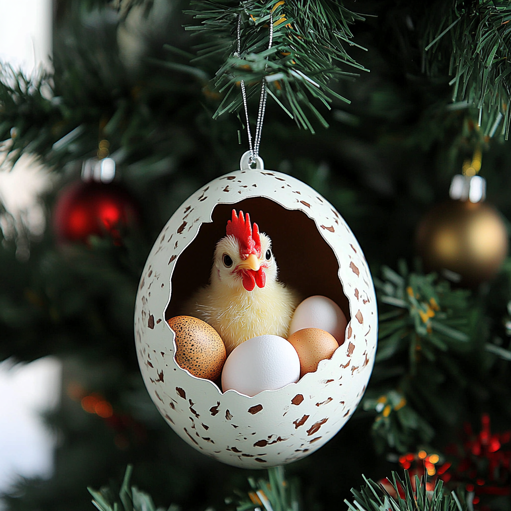 Fun Farm Christmas Ornament