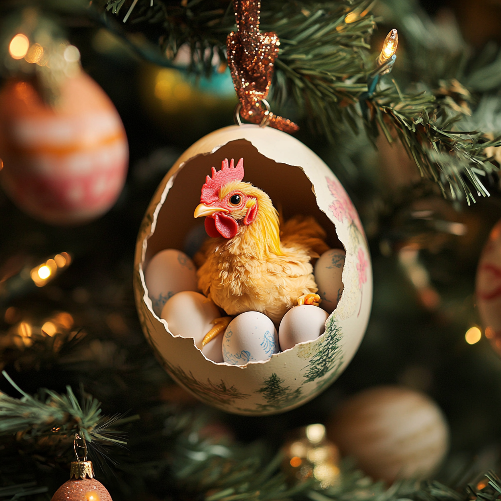 Fun Farm Christmas Ornament