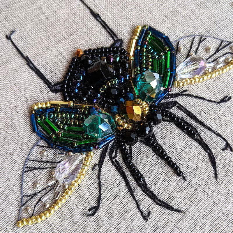 Insect Bead Embroidery
