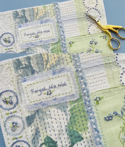 Forget Me Not Slow Stitch & Embroidery Kit