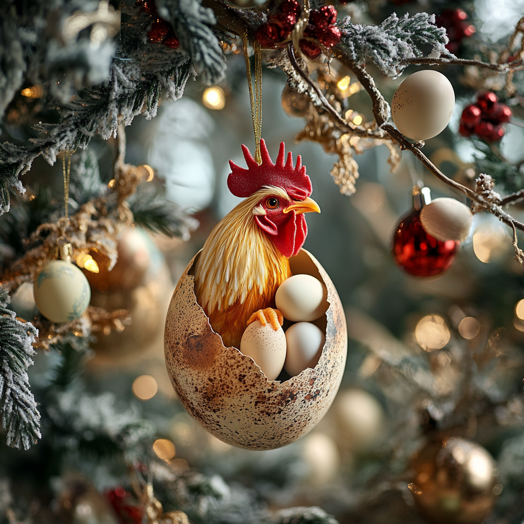 Fun Farm Christmas Ornament