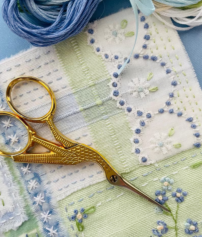 Forget Me Not Slow Stitch & Embroidery Kit