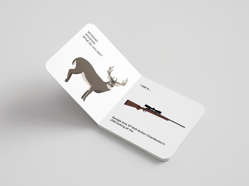 📚🦌 Whitetail, Whitetail, What Do You See? — Rounded-Corner & Reinforced Children‘s Book for the Hunting Family by Mueller Optics