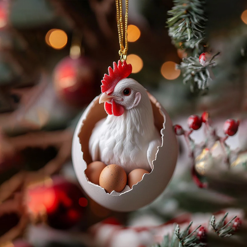 Fun Farm Christmas Ornament
