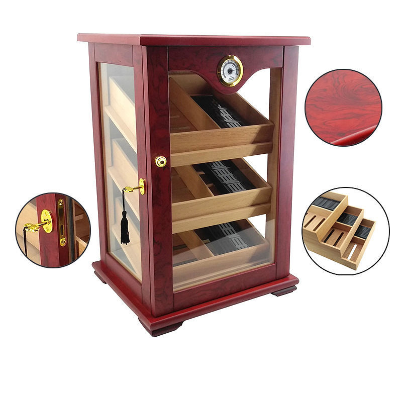 Mini Red Cigar Cabinet
