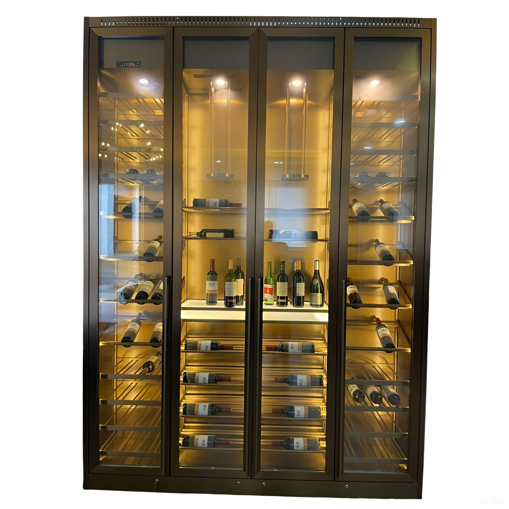 Custom Luxury Climate-Controlled Wine Cabinet