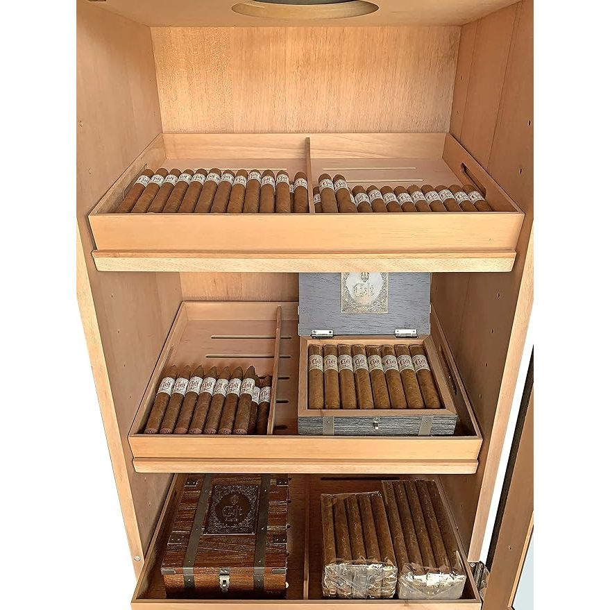 Single Door Cigar Cabinet