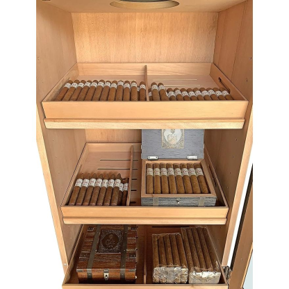Single Door Cigar Cabinet