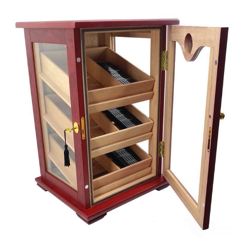 Mini Red Cigar Cabinet