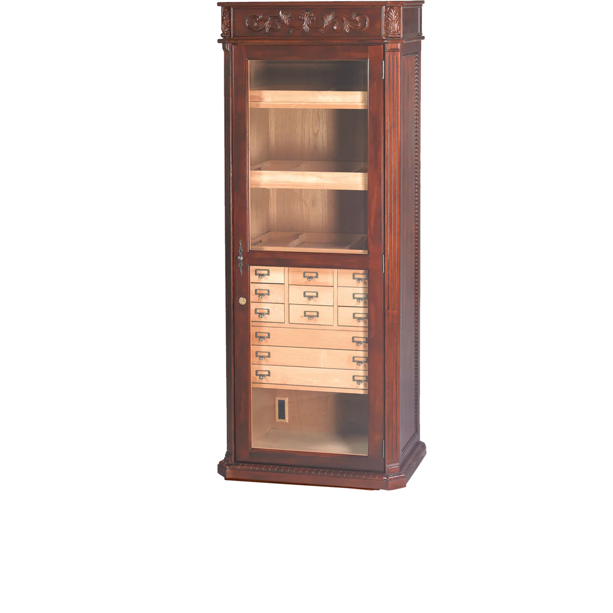 Single Door Cigar Cabinet