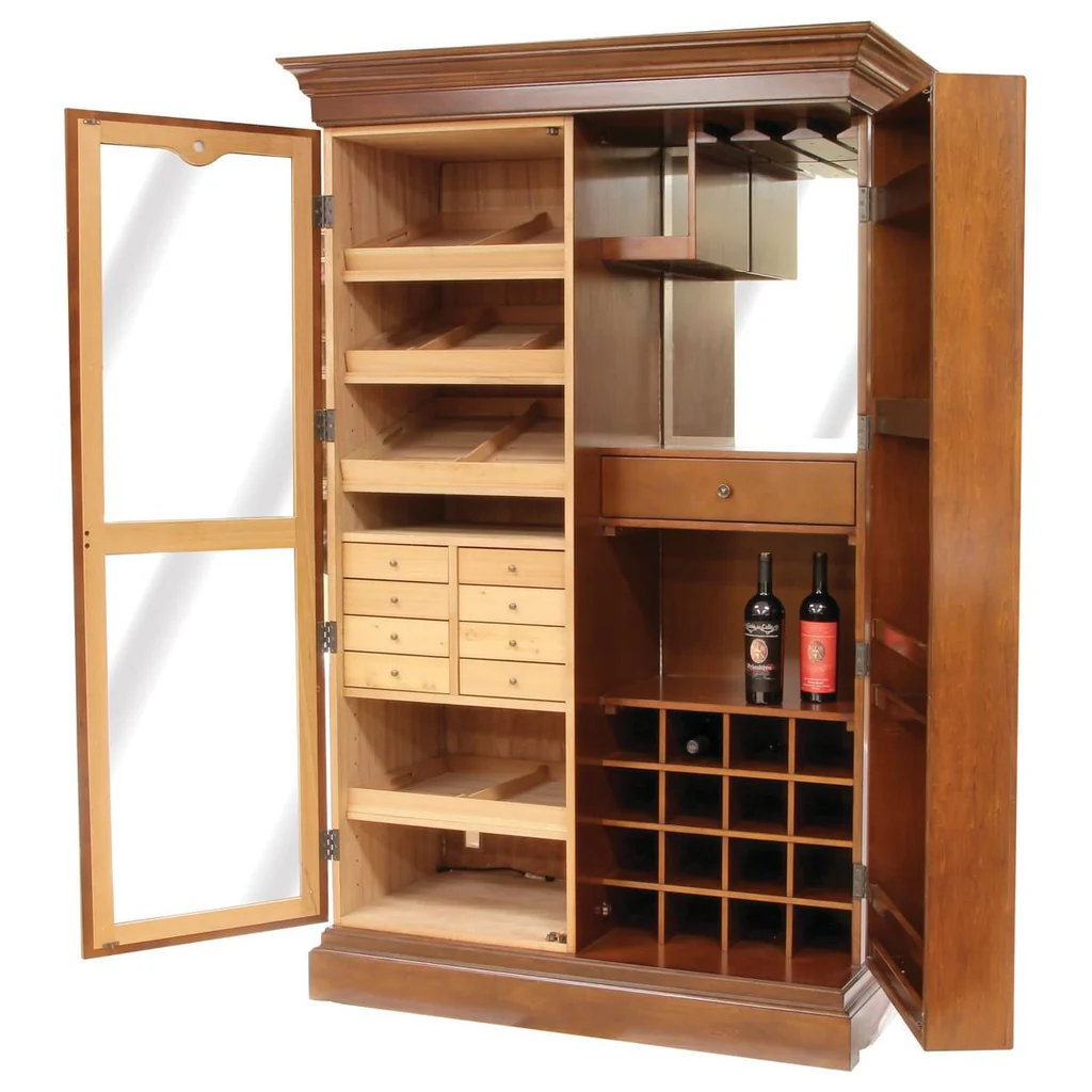 Cigar & Wine Display Cabinet