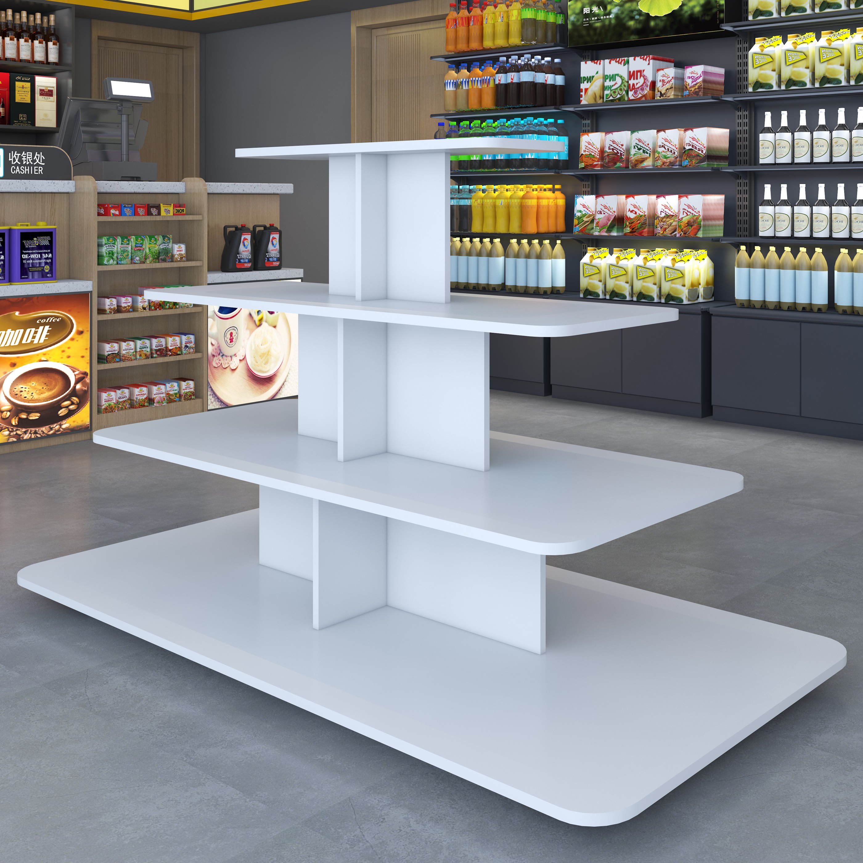 Custom Department Store Display Cabinet