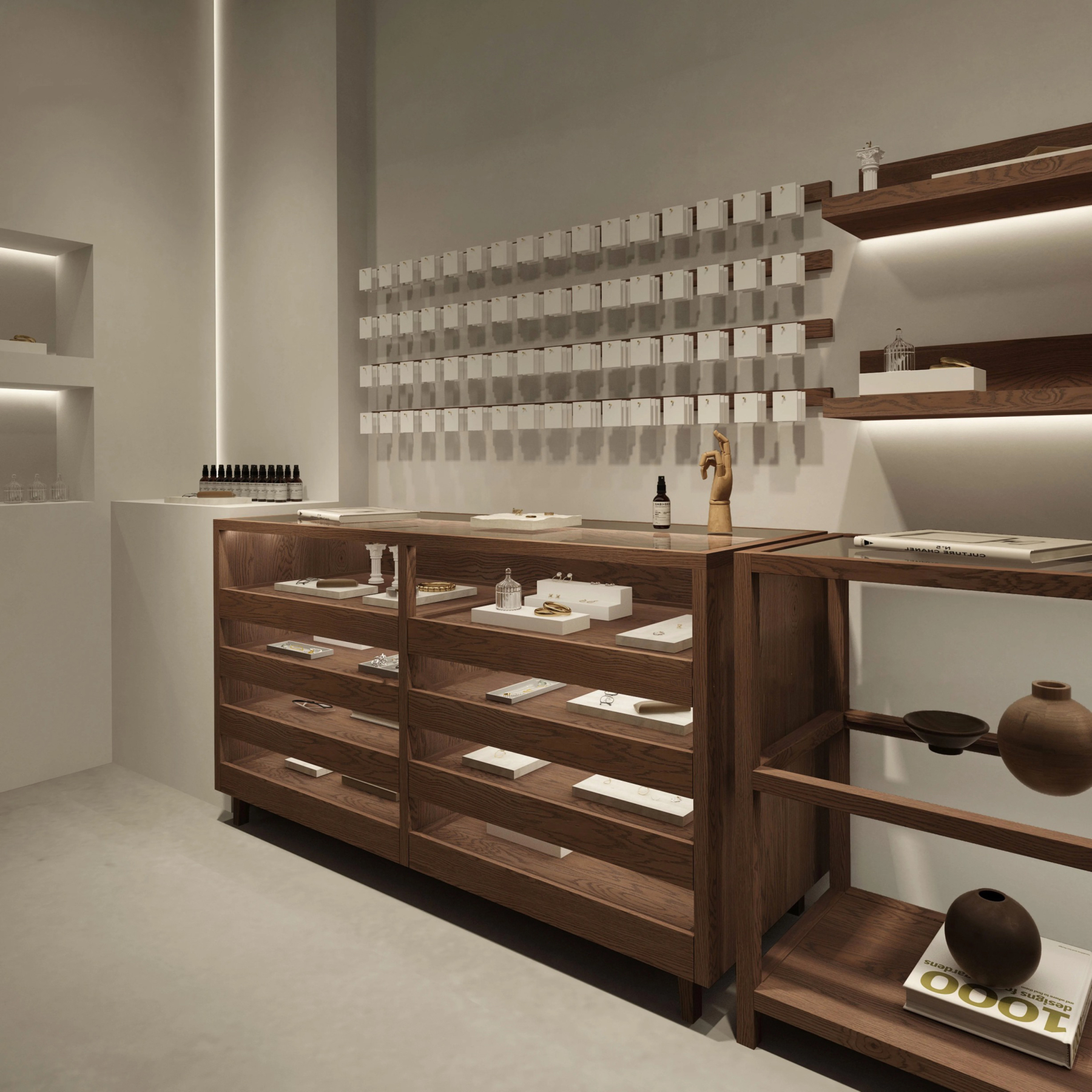 Custom Eyewear Display Cabinet