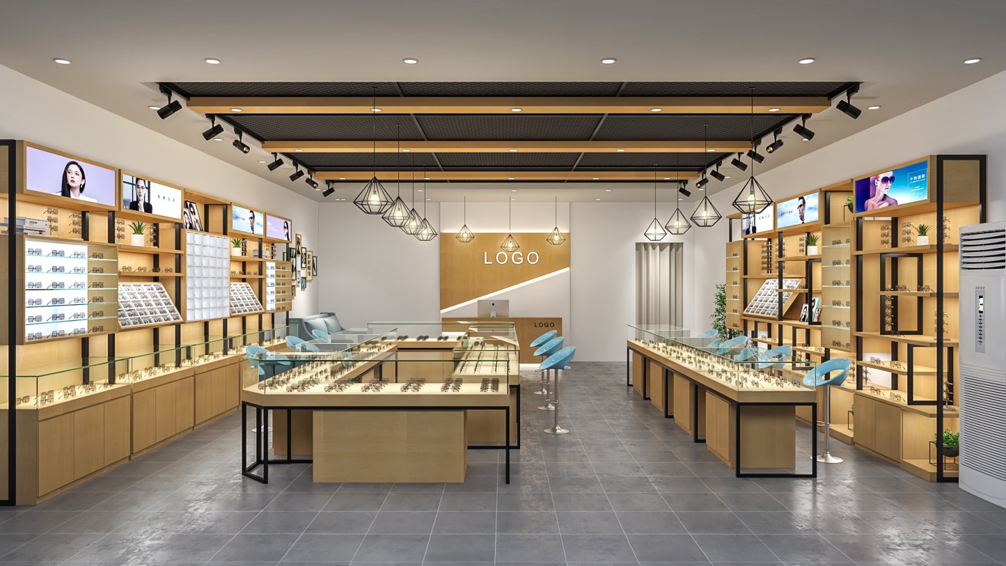 Custom Eyewear Display Cabinet