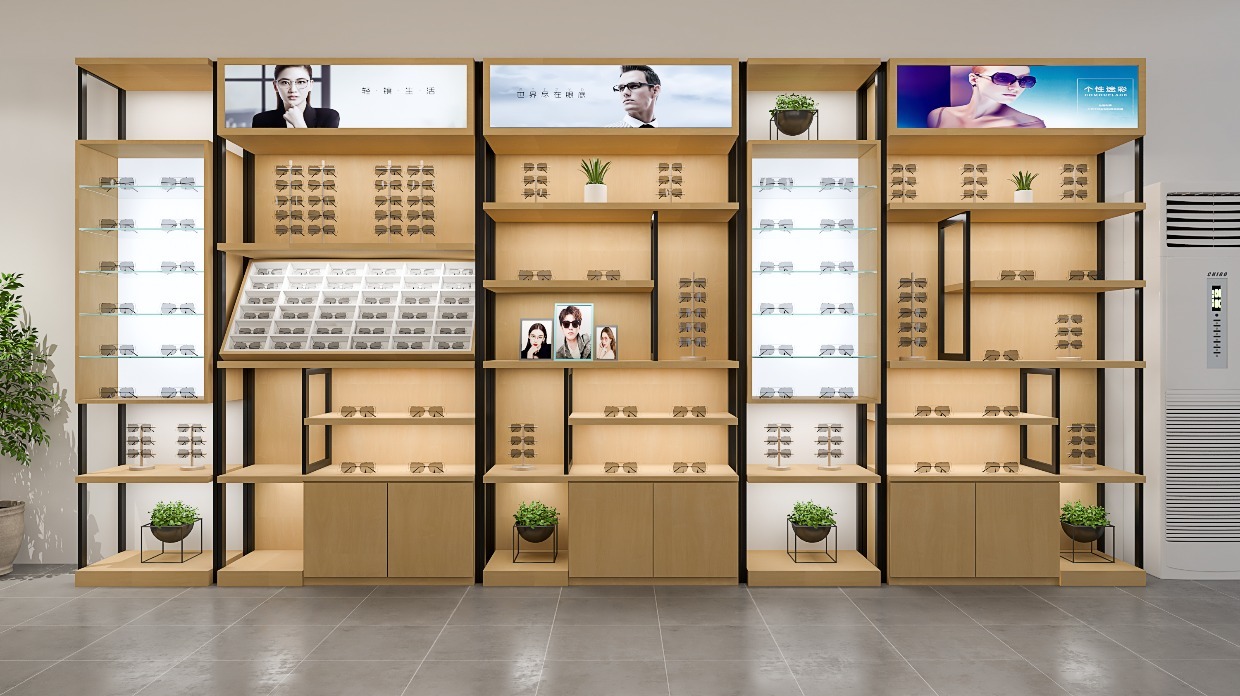 Custom Eyewear Display Cabinet