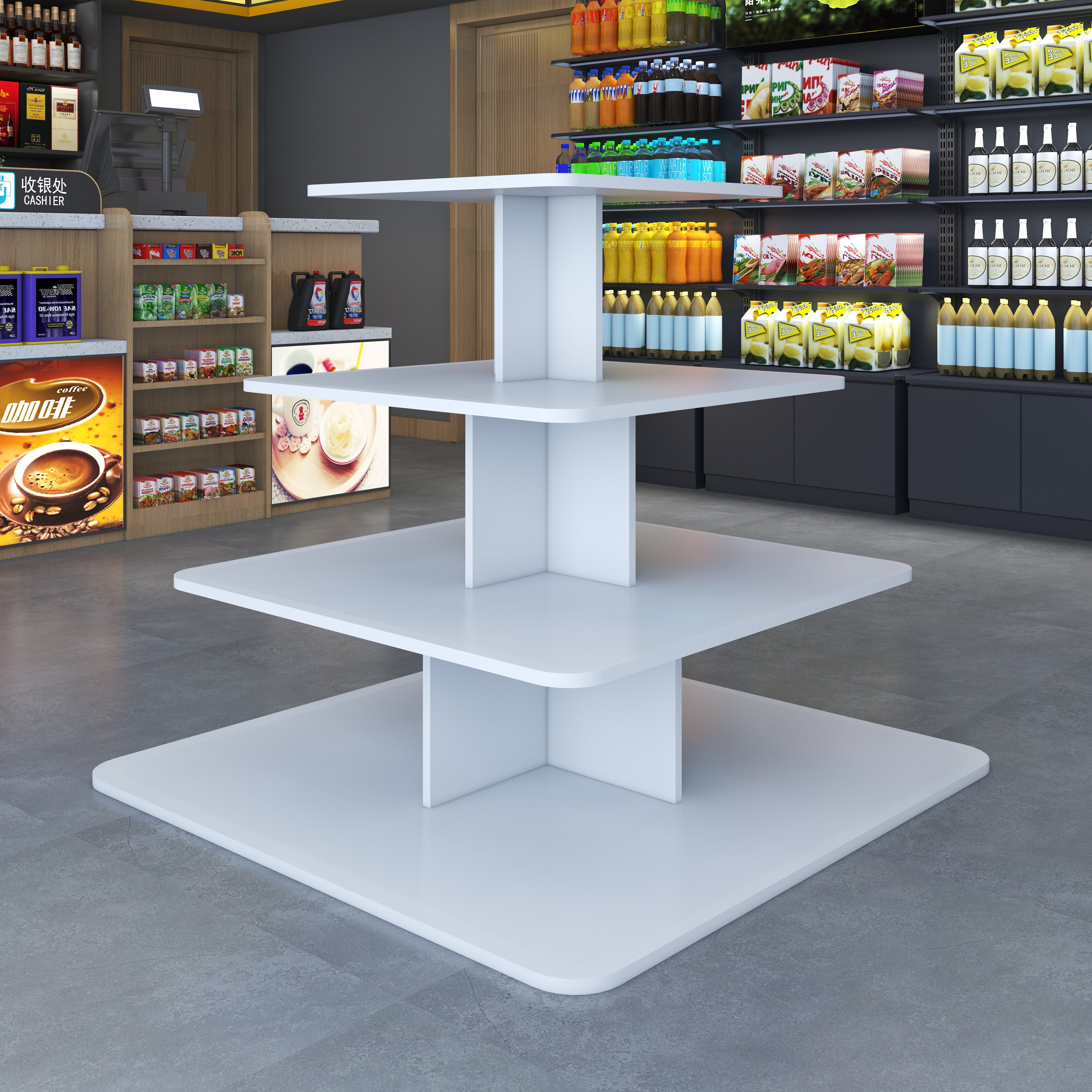 Custom Department Store Display Cabinet