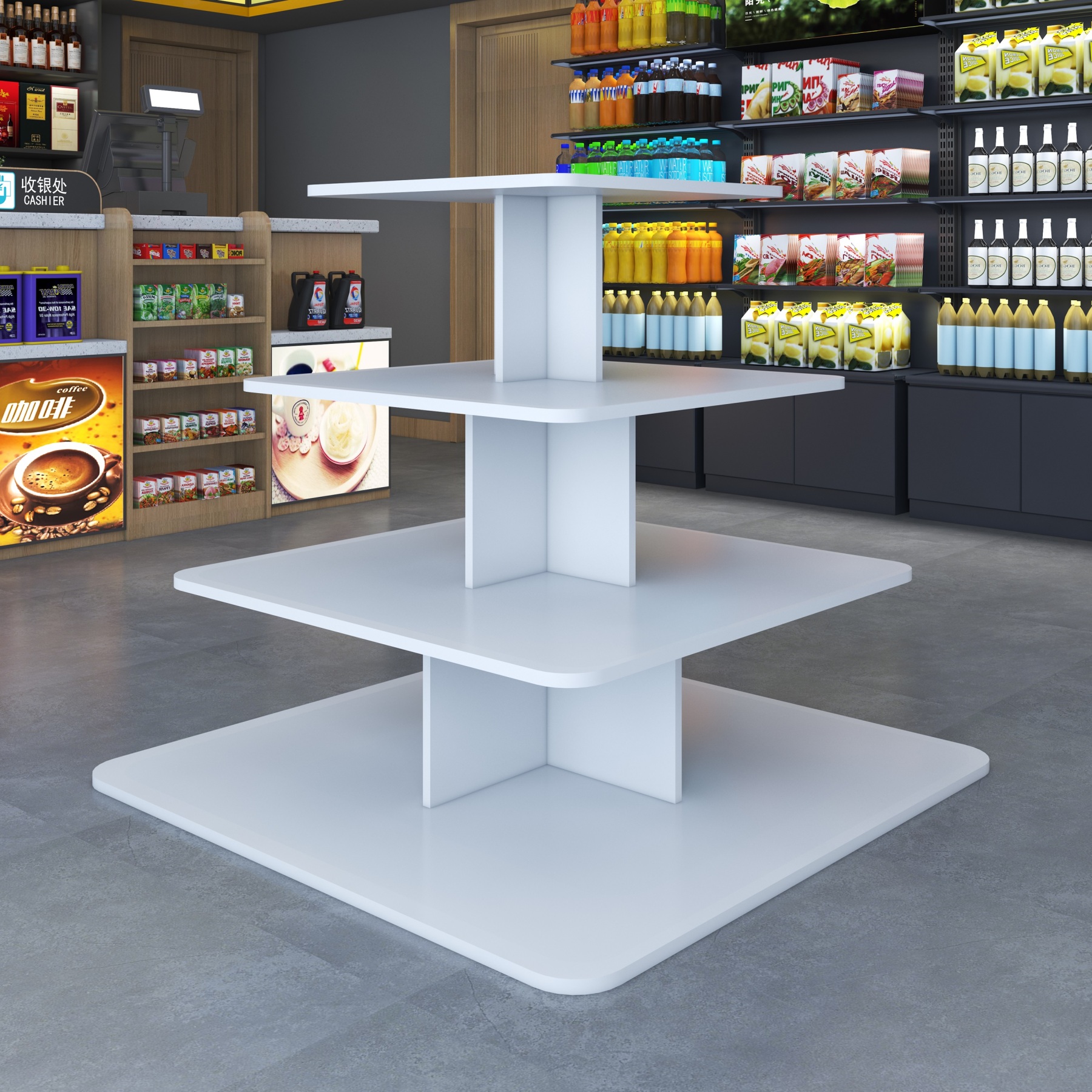 Custom Department Store Display Cabinet