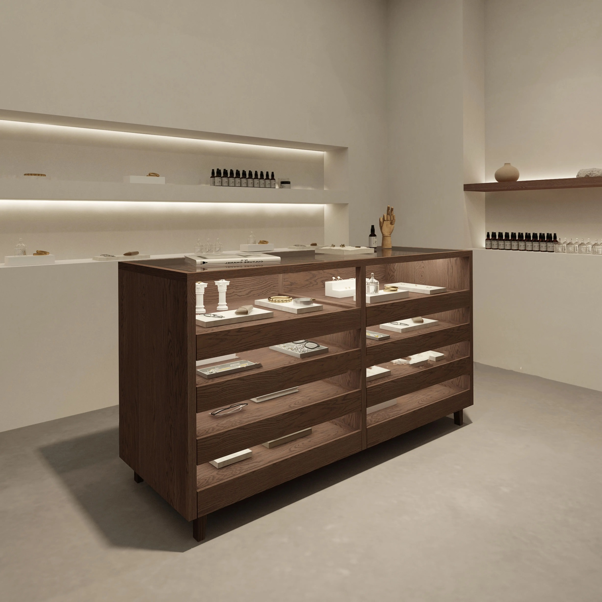 Custom Eyewear Display Cabinet