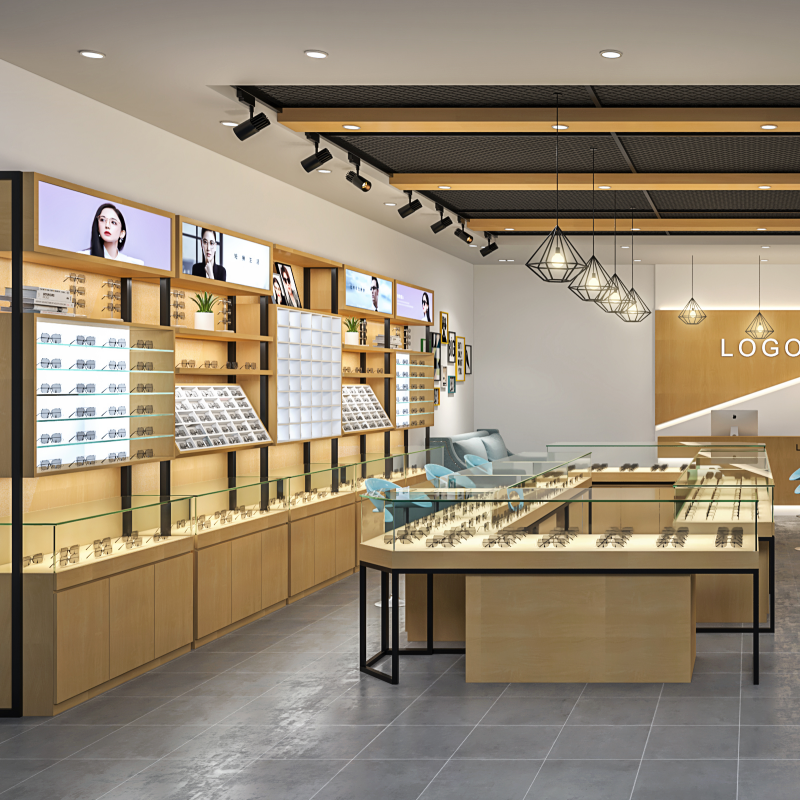 Custom Eyewear Display Cabinet