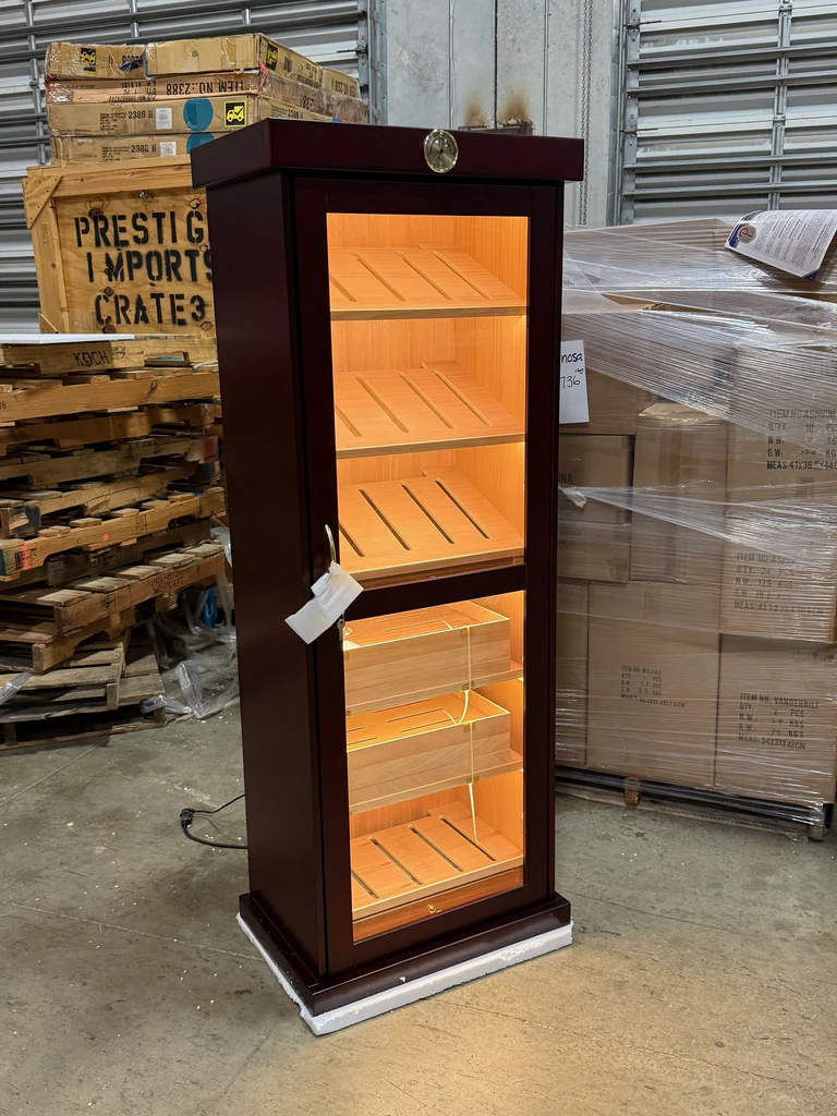 Single Door Cigar Cabinet