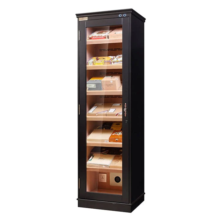 Single Door Cigar Cabinet