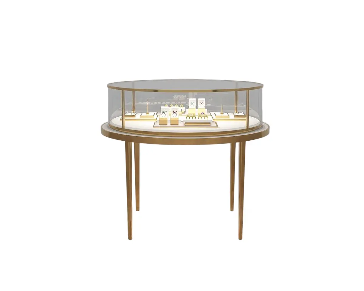 Custom Luxury Jewelry Island Showcase