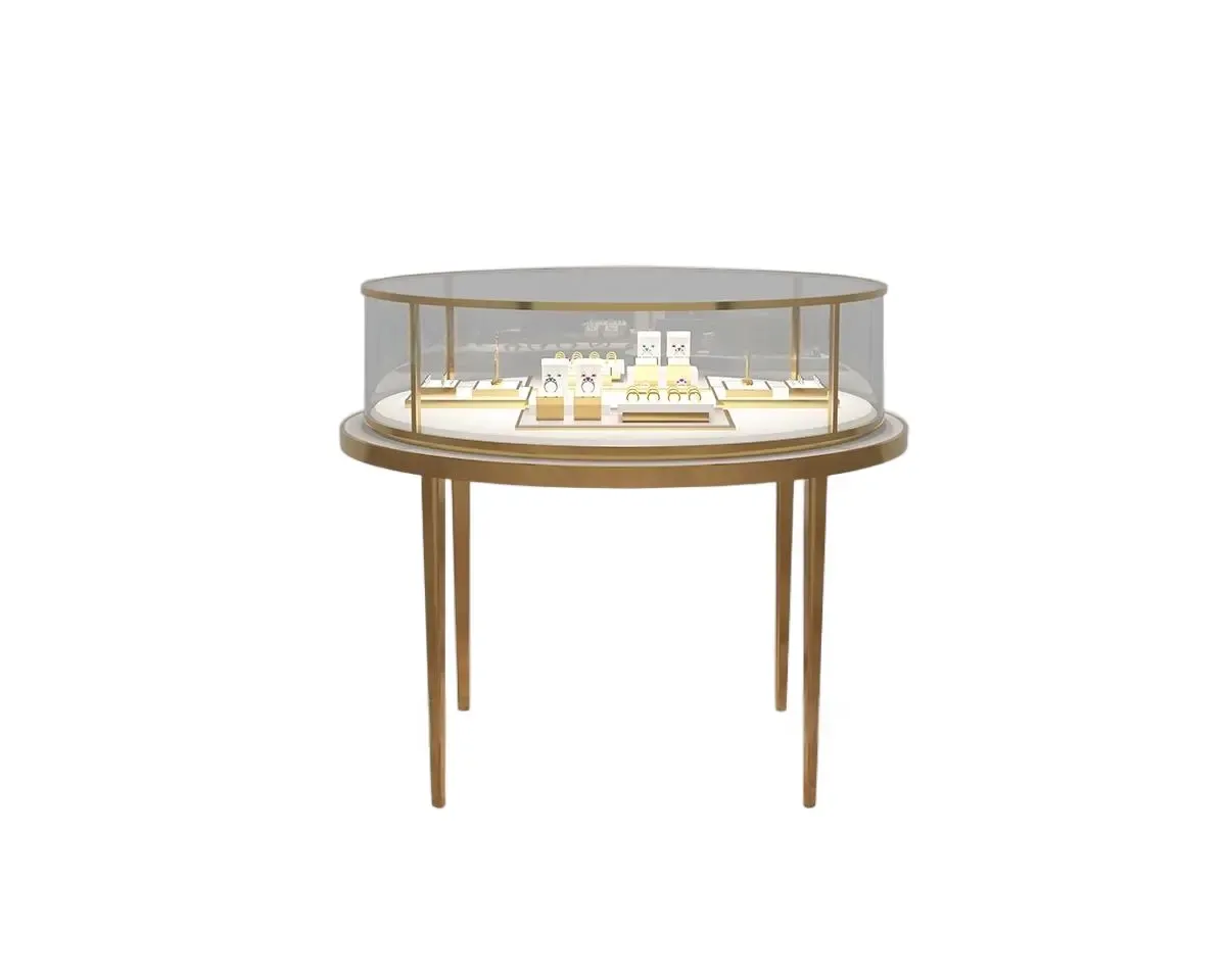 Custom Luxury Jewelry Island Showcase