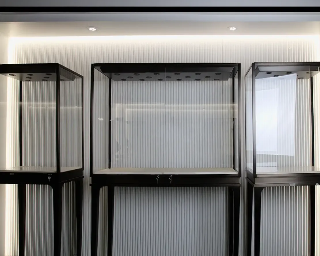 Custom Luxury Jewelry Tall Display Cabinet