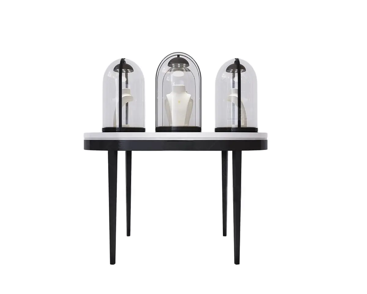 Custom Luxury Jewelry Island Showcase