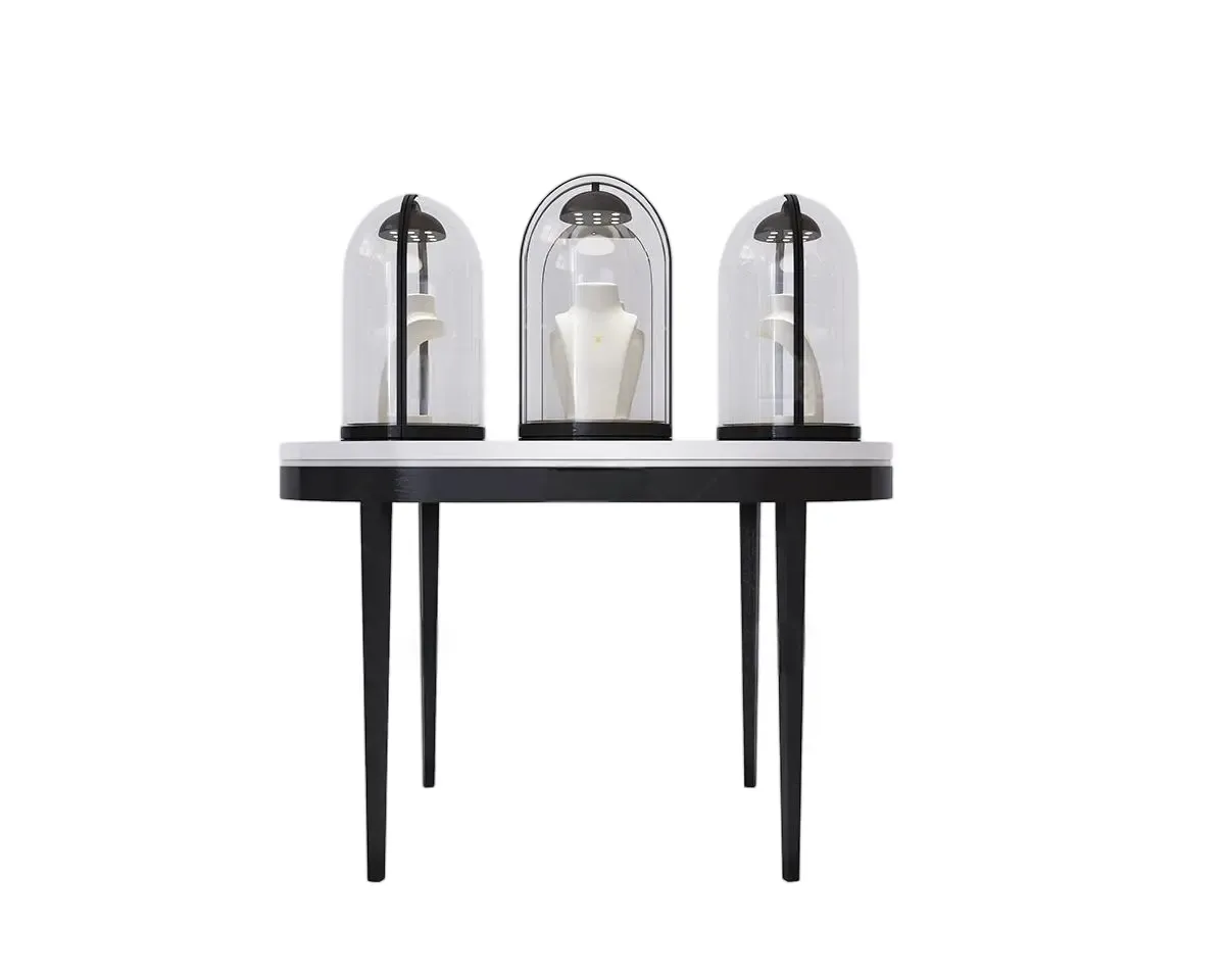 Custom Luxury Jewelry Island Showcase